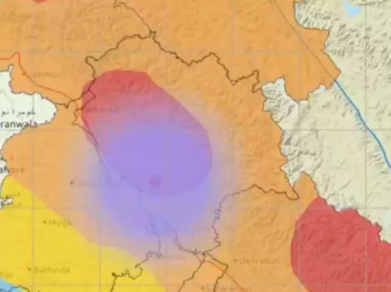 Earthquake 3.2 की तीव्रता से हिली हिमाचल की धरती