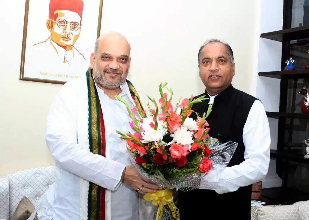 AMIT SHAH से मिले CM JAIRAM, हिमाचल से जुड़े इन मुद्दों पर हुई चर्चा