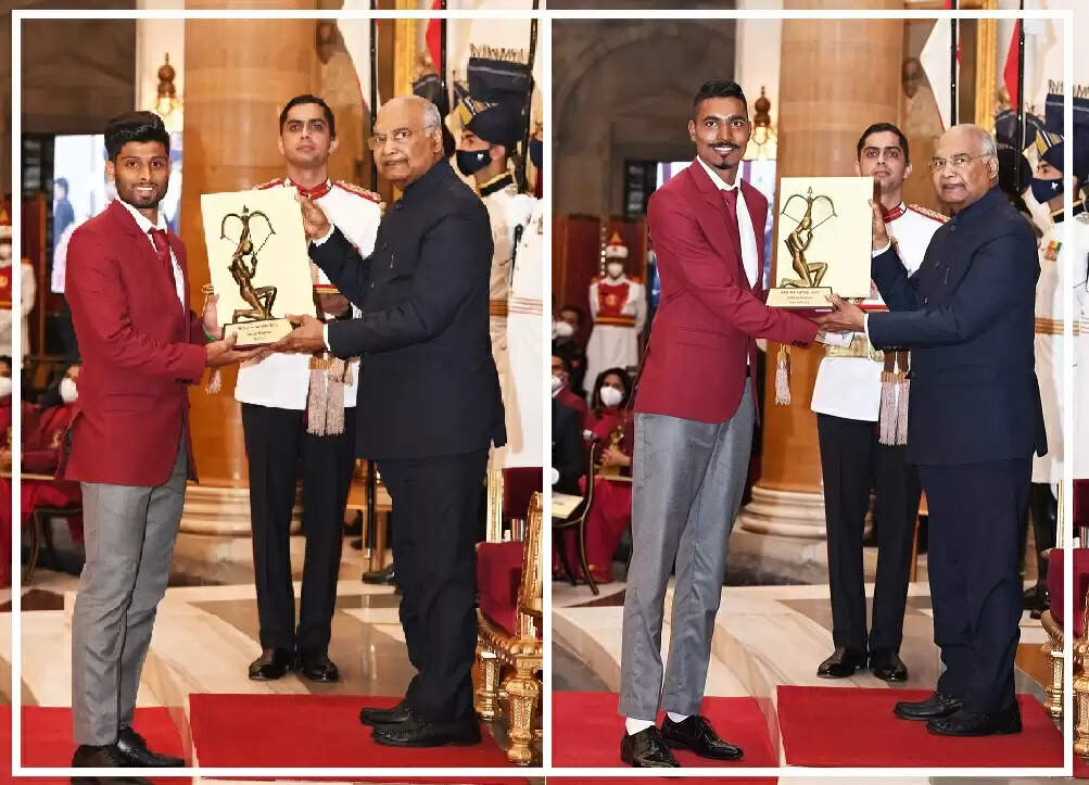 राष्ट्रपति रामनाथ कोविंद (President RamNath Kovind) ने शनिवार शाम को हिमाचल के दोनों खिलाड़ियों को राष्ट्रपति भवन में अर्जुन पुरस्कार (Arjun Award) से सम्मानित किया है।