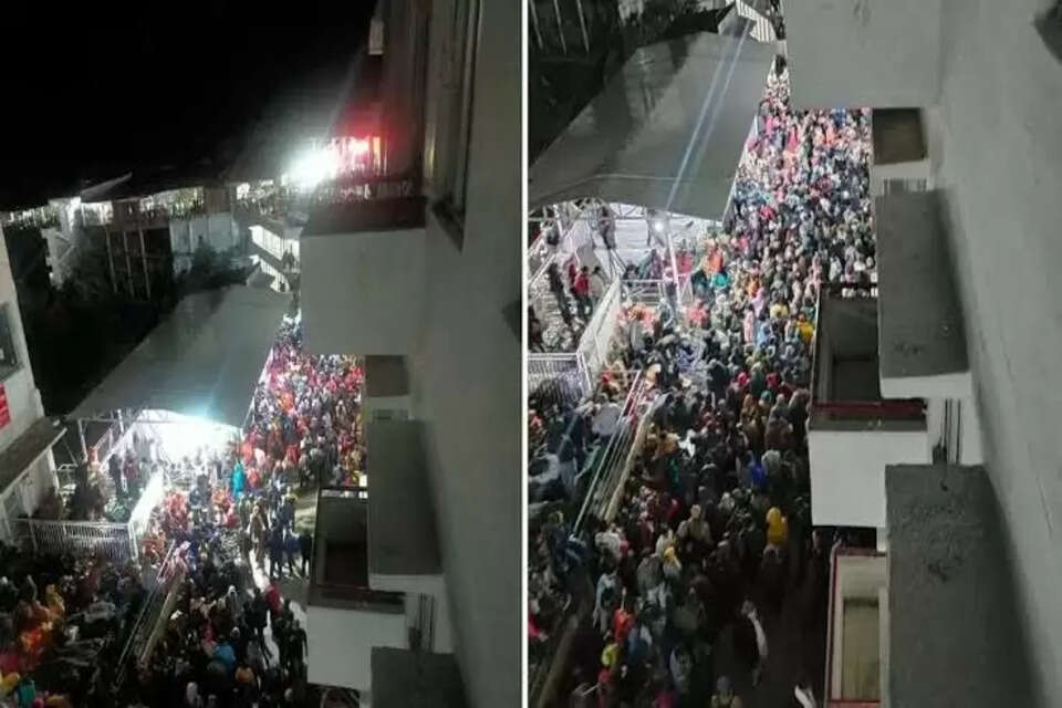 mata vaishno devi नए साल के पहले दिन जम्मू-कश्मीर स्थित माता वैष्णो देवी भवन में मची भगदड़ में 12 श्रद्धालुओं की मौत हो गई। हताहतों की संख्या बढ़ने की आशंका है। केंद्रीय गृह राज्य मंत्री नित्यानंद राय ने इस घटना की वजह बताई है।