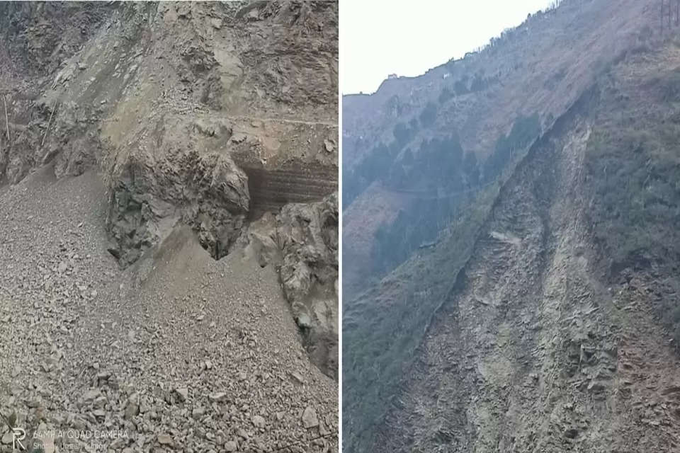 चम्बा-भरमौर राष्ट्रीय राजमार्ग पर ​​​​​​​मैहला पुल के समीप कटिंग के दौरान पहाड़ी बुरी तरह दरक गई है। पहाड़ी के ऊपरी हिस्से में बड़ी-बड़ी दरारें आ गई है। इसके कारण लगातार मलबा व पत्थर गिर रही है।