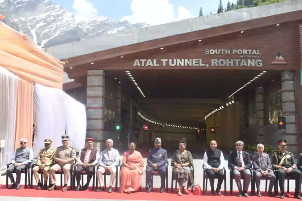 President Ram Nath Kovind visits Atal Tunnel Rohtang