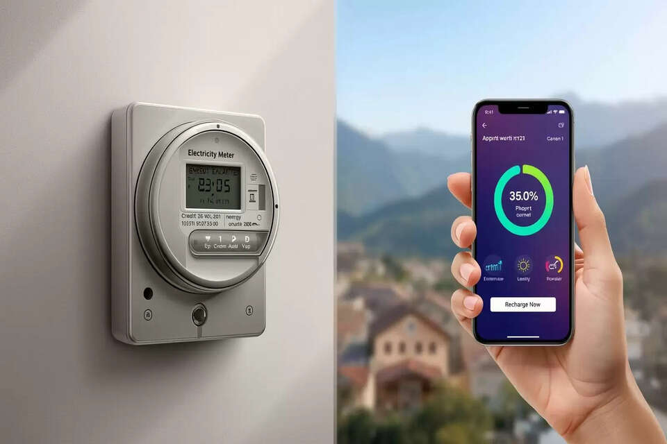 हिमाचल प्रदेश में बिजली वितरण व्यवस्था एक नए युग में प्रवेश कर रही है। प्रदेश सरकार के निर्देशानुसार अब पारंपरिक बिजली मीटरों को विदा कर 'प्रीपेड स्मार्ट मीटर' लगाए जा रहे हैं। मंडी जिला में इस योजना का आगाज हो चुका है, जिसके पहले चरण में सभी सरकारी कार्यालयों के पोस्टपेड मीटरों को प्रीपेड मोड पर बदला जाएगा।  शनिवार को मंडी के अतिरिक्त उपायुक्त (ADC) गुरसिमर सिंह की अध्यक्षता में हुई अंतर-विभागीय बैठक में इस नई प्रणाली का रोडमैप साझा किया गया। प्रीपेड मीटर ठीक वैसे ही काम करेंगे जैसे आपका मोबाइल सिम कार्ड काम करता है। प्रीपेड स्मार्ट मीटर मंडी, हिमाचल प्रदेश बिजली बोर्ड, सस्ती बिजली, स्मार्ट मीटर के फायदे, मंडी समाचार, प्रीपेड बिजली मीटर रिचार्ज। Prepaid Smart Meter Mandi, Himachal Pradesh Electricity Board, HPSEB Smart Meter News, Benefits of Prepaid Meters, Mandi News Today, Digital Electricity Meter HP.