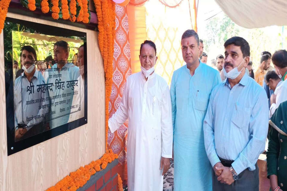 5 crore 75 lakh sewerage scheme Sandhol-2 inaugurated