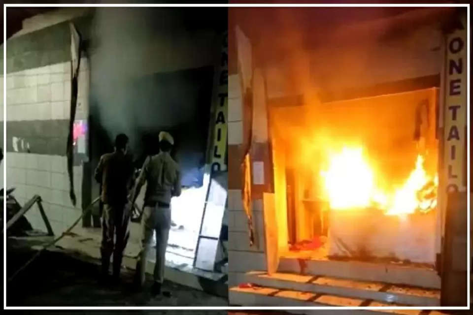 जिला हमीरपुर (Hamirpur) के सुजानपुर में एक टेलर शॉप (tailor shop) में आग लग गई। 